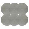 Set Of 6 Round Shiori Placemats, Dove -Cheap Cookware Store set of 6 round shiori placemats dove