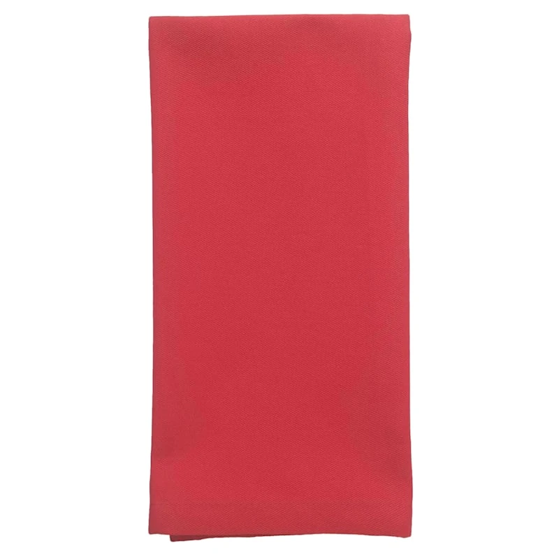 Set Of 8 Red Twill Cloth Napkins 4 Set Of 8 Red Twill Cloth Napkins - Image 2