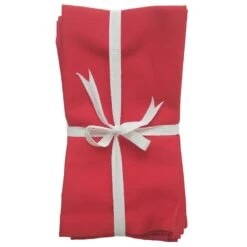 Set Of 8 Red Twill Cloth Napkins 7 Set Of 8 Red Twill Cloth Napkins -Cheap Cookware Store set of 8 red twill cloth napkins 2
