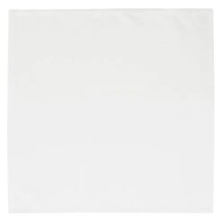 Set Of 8 White Twill Cloth Napkins
