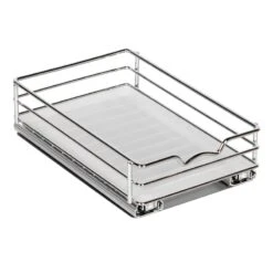 Silver Steel Spice Rack, 6.5x10