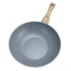 Speckled Grey Wok, 11" 1 Speckled Grey Wok, 11" -Cheap Cookware Store speckled grey wok 11