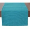Teal Ribbed Table Runner, 72"