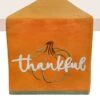 Thankful Embroidered Orange Table Runner, 72" -Cheap Cookware Store thankful embroidered orange table runner 72