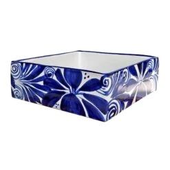 Tracey Boyd Hand Painted Square Side Dish, 9"