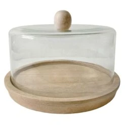 Tracey Boyd Wooden Cheese Board With Dome