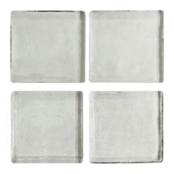 Ty Pennington Set Of 4 Slab Glass Coasters
