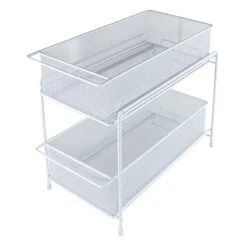 Under The Sink Storage Organizer, White