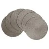 Veranda Set Of 6 Cement Grey Placemats, 15" -Cheap Cookware Store veranda set of 6 cement grey placemats 15