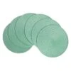 Veranda Set Of 6 Green Placemats, 15"