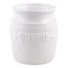 White Barrel Utensil Crock, 7" 2 White Barrel Utensil Crock, 7" -Cheap Cookware Store white barrel utensil crock 7