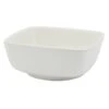 White Ceramic Square Serving Bowl, 10"