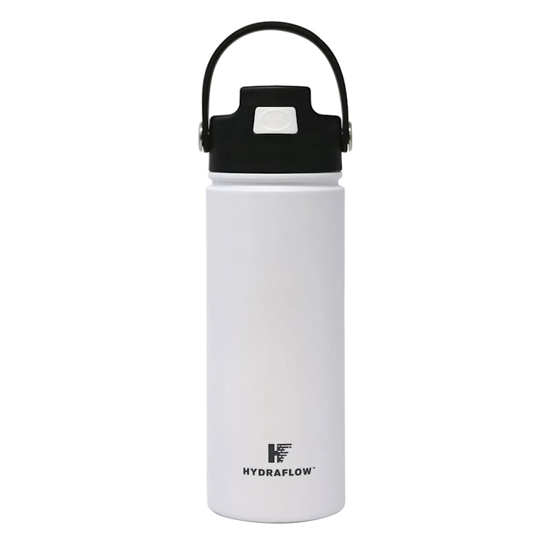 White Hybrid Steel Bottle, 17oz 3 White Hybrid Steel Bottle, 17oz