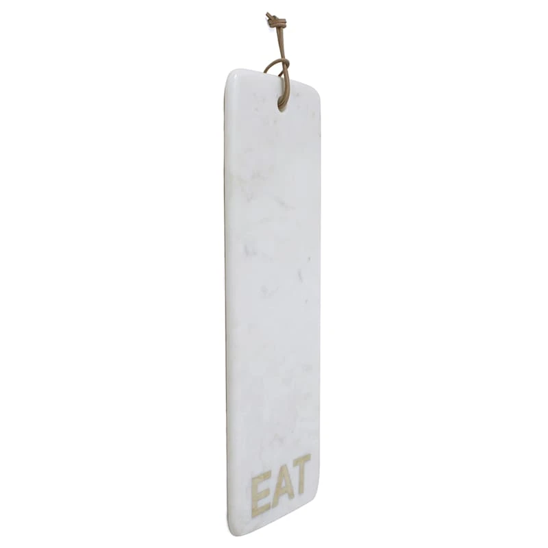 White Marble & Brass Serving Board 3 White Marble & Brass Serving Board