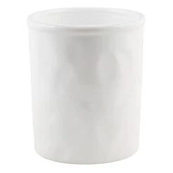 White Organic Shaped Utensil Crock, 6"